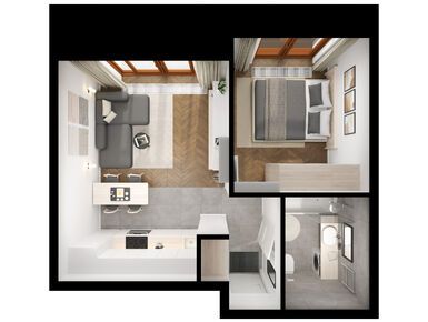 1-комнатная 35.80 кв.м, Лермонтовский 54, 20 964 480 руб.