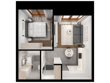 1-комнатная 34.80 кв.м, Лермонтовский 54, 20 619 000 руб.