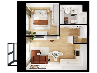 1-комнатная 36.10 кв.м, Аэронавт, 16 230 560 руб.