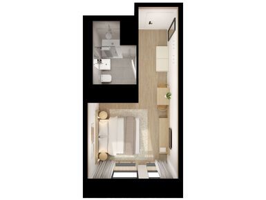 Студия 21.55 кв.м, Вольта, 7 370 100 руб.