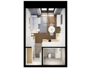 Студия 24.40 кв.м, Лермонтовский 54, 14 805 920 руб.