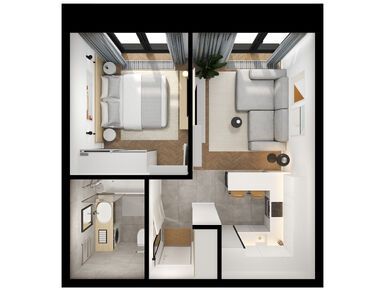 1-комнатная 35.00 кв.м, Лермонтовский 54, 20 569 500 руб.