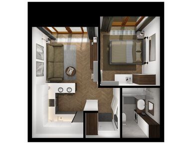 1-комнатная 34.90 кв.м, Лермонтовский 54, 20 981 880 руб.