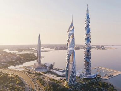 Власти Петербурга поддержали строительство новых небоскребов у Лахта Центра