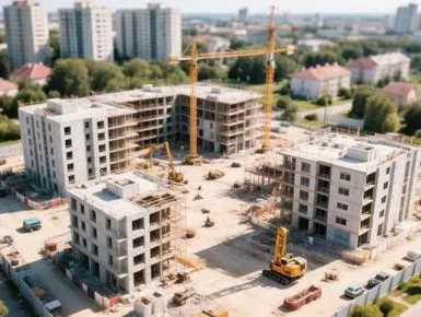 Ввод жилья в России упал на 13%