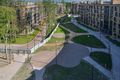 Продолжаются работы по благоустройству территорий. Июль 2018 года.