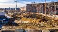 Ход строительства. Фундаментные работы. Аэрофотосъёмка от 21.03.19 г.