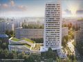 На эксплуатируемой кровле разместится детская площадка.