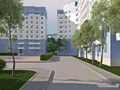 Гостевая автостоянка на придомовой территории.
