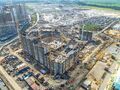 ЖК «Чистое небо». Ход строительства корпуса 6. Аэрофотосъемка. Фото от 17.07.2018 г.