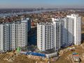 ЖК «Правый берег-3». Ход строительства. Общий вид. Аэрофотосъемка. Фото от 19.04.2018 г.