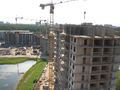 Ход строительства 2 очереди ЖК «Академ-Парк». Фото от 20.08.2013 года.