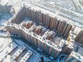 ЖК «Новый Оккервиль» (Кудрово). Корпуса 3.1-2, 3.3, 3.4. Аэрофотосъемка. Фото от 20.03.2018 г.
