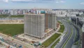 Корпус 1. Ход строительства. Аэрофотосъемка от 23.07.2019 г.