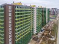 ЖК «GreenЛандия 2» («Гринландия 2»). Фасад. Ход строительства. Аэрофотосъемка. Фото от 29.09.2017 г.