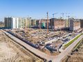ЖК «GreenЛандия 2» («Гринландия 2»). Ход строительства. Общий вид.  Аэрофотосъемка. Фото от 20.05.2018 г.