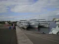 ЖК «Дом у речного вокзала» располагается у Невы, напротив пристани. Сентябрь 2012 года.