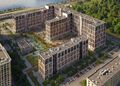 Комплекс расположен рядом с центром города – на первой
линии Октябрьской набережной в Невском районе.