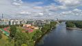 Есть квартиры с видом на Финский залив. Аэрофотосъемка от 24.07.2019 г.