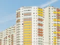В поворотных секциях ЖК есть необычные пятиугольные комнаты. Фото от 30.06.2015 г.