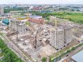 Ход строительства. Общий вид стройплощадки. Аэрофотосъемка от 14.07.17 г.