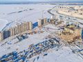 ЖК «Светлый мир «Я-Романтик». Ход строительства. Аэрофотосъемка от 10.02.2017 г.