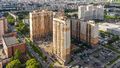 Высота домов составляет 18-25 этажей.. Аэрофотосъемка от 07.09.2020.