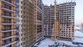 ЖК «Материк».  Ход строительства, вид со стороны Воронцовского бульвара. Корпус 1, секц. А-Г, Д-Ж Аэрофотосъемка 22.01.2019.