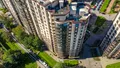 Высота секций варьируется от 14 до 17 этажей. Аэрофотосъемка от 08.09.2020.