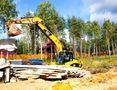 Строительство 2 очереди ЖК «Черничная поляна». Подготовка к земельным работам. Фото от 03.09.2013 года.
