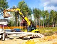 Строительство 2 очереди ЖК «Черничная поляна». Подготовка к земельным работам. Фото от 03.09.2013 года.