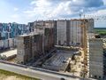 ЖК «Чистое небо». Ход строительства корпусов 4.1, 4.2. Аэрофотосъемка. Фото от 17.07.2018 г.