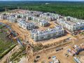 ЖК «Золотые купола». Ход строительства. Аэрофотосъемка. Фото от 01.08.2016 г.
