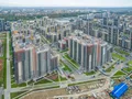 ЖК «Жемчужный фрегат». 1, 2, 3 очереди строительства. Аэрофотосъемка. Фото от 26.09.2016 г.
