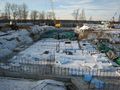 Ход строительства второй очереди. Фото от 30.01.2013 года.