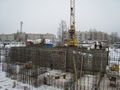 Ход строительства второй очереди. Фото от 26.02.2013 года.