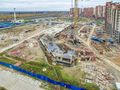 ЖК «Тридевяткино царство». Ход строительства корпуса 9. Аэрофотосъемка. Фото от 17.10.2016 г.