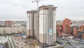 ЖК «Балканы». Вид сбоку вблизи. Аэрофотосъемка 19.12.2018 г.