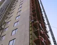 Утепление стен и установка балконных конструкций. Октябрь 2015 года.