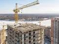 ЖК «Невские паруса». Ход строительства корпуса 3.1. Аэрофотосъемка. Фото от 16.03.2018 г.