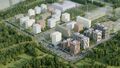 Планируется строительство жилого района на 120000 кв.м жилой площади.