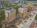 ЖК «NEWПитер». Ход строительства 3 очереди. Аэрофотосъемка. Фото от 10.10.2016 г.