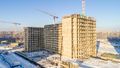 ЖК «Шуваловский дуэт». Корпус 2. Ход строительства. Аэрофотосъемка. Фото от 22.01.2019 г.