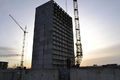 ЖК «Мой город» возводится на основе трех разных технологий строительства. Январь 2014 года.