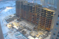 Ход строительства дома №4. Фото от 24.01.2014 г.