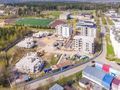 В корпусах 4,6,7 ведется строительство нижних этажей. Аэрофотосъемка от 22.05.2017 г.