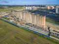ЖК «Алфавит». Ход строительства. Окрестности. Аэрофотосъемка. Фото от 20.09.2016 г.