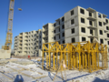 Ход строительства дома 1. Фото от 04.02.2014 года.
