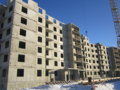 Ход строительства дома 2. Фото от 04.02.2014 года.