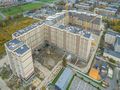 ЖК «Маршал». Ход строительства. Благоустройство территории. Аэрофотосъемка. Фото от 12.10.2016 г.